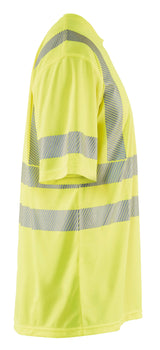 Blåkläder 3420 High Vis UV T-shirt detalje til broderi