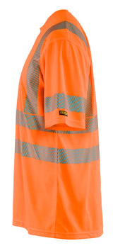 Blåkläder 3420 High Vis UV T-shirt produktbillede med tryk