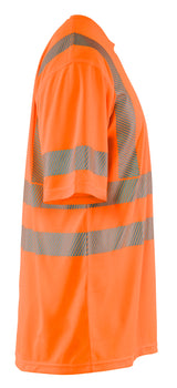 Blåkläder 3420 High Vis UV T-shirt produktfoto til broderi