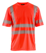 Blåkläder 3420 High Vis UV T-shirt detalje med firmalogo