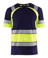 Blåkläder 3421 High Vis T-shirt med tryk eller logo – arbejdstøj og firmatøj