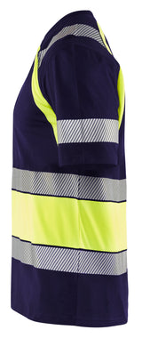 Blåkläder 3421 High Vis T-shirt produktfoto med tryk