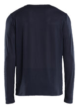 Blåkläder 3423 UV T-shirt lang ærme nærbillede med logo