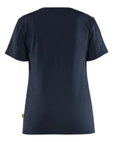 Blåkläder 3426 Dame UV T-shirt nærbillede med logo