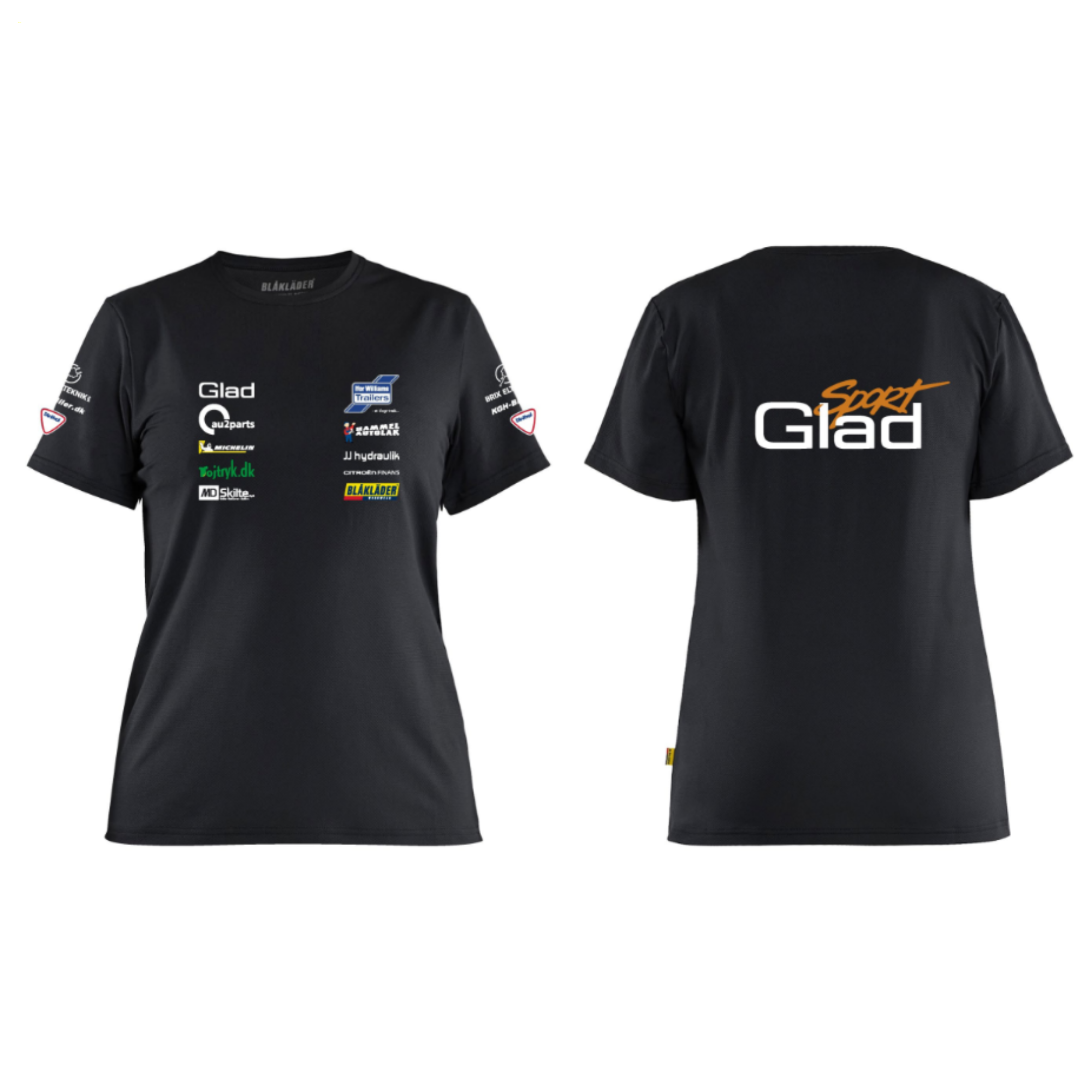 PEER GLADS Blåkläder 3426 Dame UV T-shirt, Mørk Marineblå m/sponsorlogo
