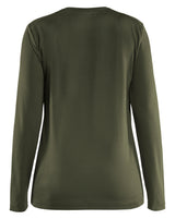 Blåkläder 3427 Dame UV T-shirt lang ærme produktbillede med logo