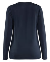 Blåkläder 3427 Dame UV T-shirt lang ærme nærbillede med logo