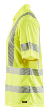 Blåkläder 3428 High Vis UV Poloshirt produktfoto med tryk