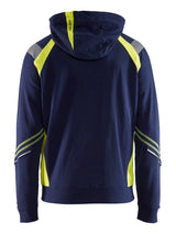 Blåkläder 3433 Hættetrøje full zip produktbillede med logo