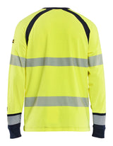 Blåkläder 3436 Multinorm T-Shirt Lang Ærme Inherent produktbillede med logo