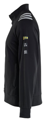 Blåkläder 3453 Flammehæmmende Sweatshirt Full Zip Inherent produktbillede med tryk