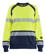 Blåkläder 3454 Dame Multinorm Sweatshirt Inherent med tryk eller logo – arbejdstøj og firmatøj