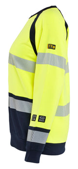 Blåkläder 3454 Dame Multinorm Sweatshirt Inherent produktfoto med tryk