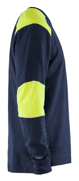 Blåkläder 3457 Flammehæmmende T-Shirt Lang Ærme Inherent detalje til broderi