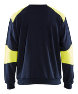 Blåkläder 3458 Flammehæmmende Sweatshirt Inherent produktbillede med logo