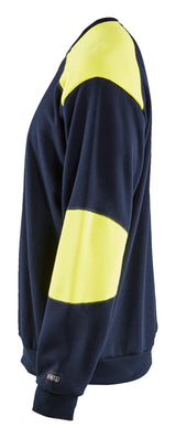 Blåkläder 3458 Flammehæmmende Sweatshirt Inherent produktfoto med tryk