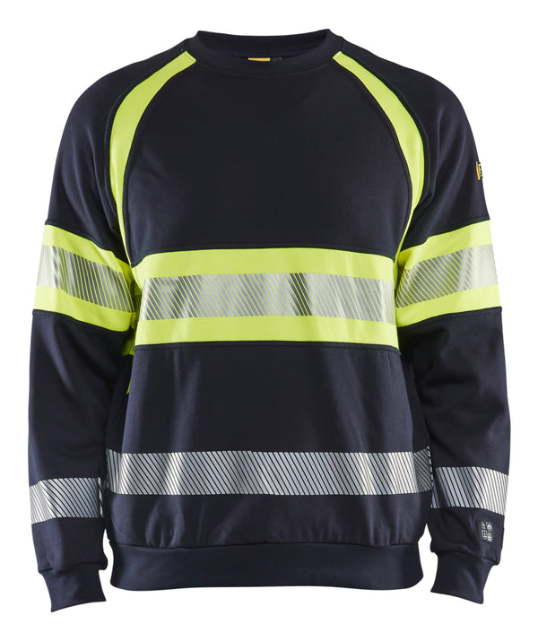 Blåkläder 3459 Multinorm Sweatshirt Inherent med tryk eller logo – arbejdstøj og firmatøj