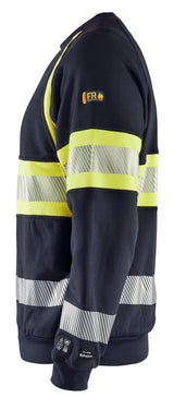 Blåkläder 3459 Multinorm Sweatshirt Inherent produktfoto med tryk