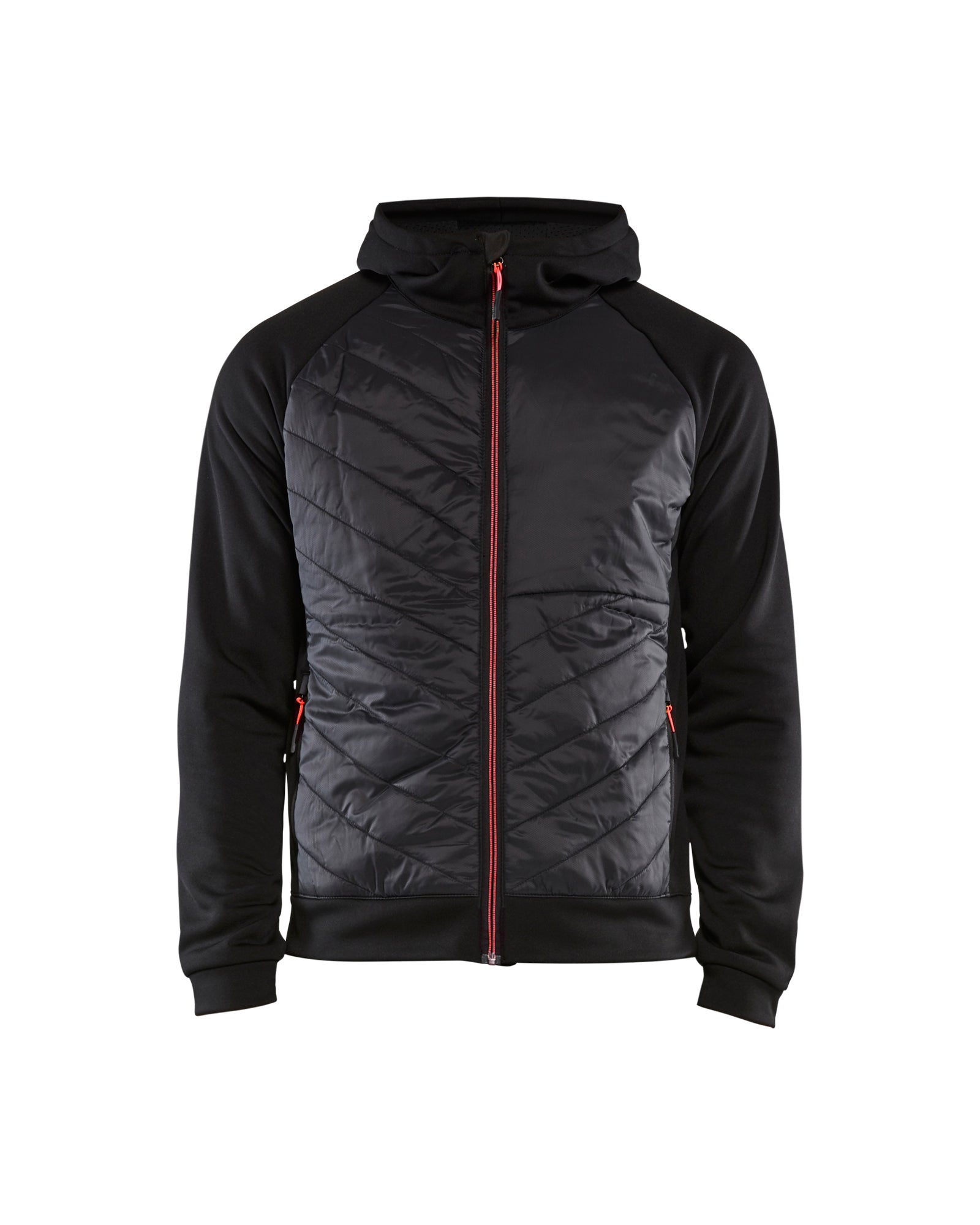 Blåkläder 3463 Hybrid Sweatshirt, Sort/Rød