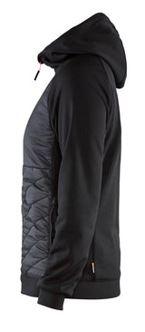 Blåkläder 3464 Dame Hybrid Sweatshirt produktbillede med tryk
