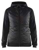 Blåkläder 3464 Dame Hybrid Sweatshirt detalje med firmalogo