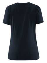 Blåkläder 3479 Dame T-shirt nærbillede med logo