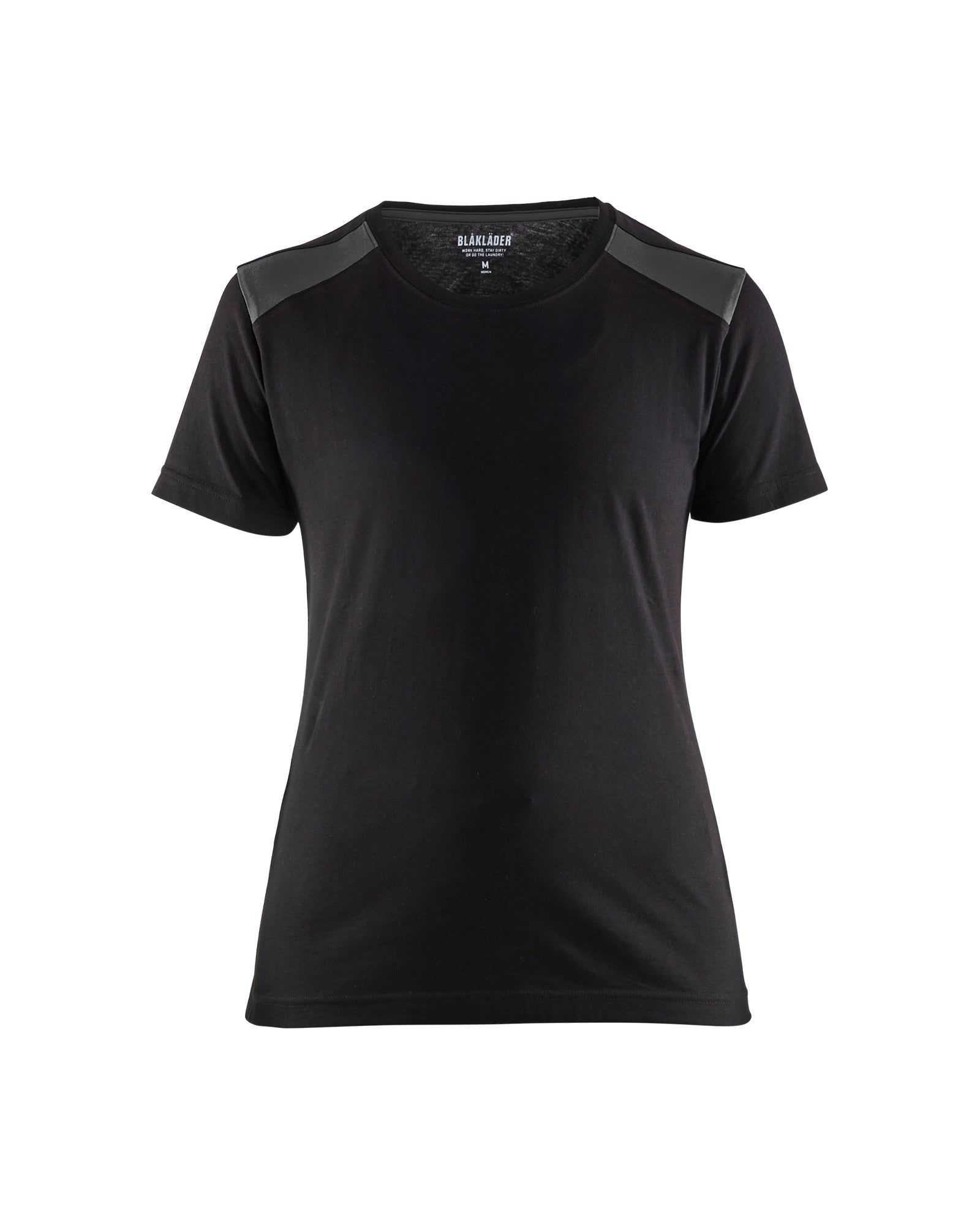 Blåkläder 3479 Dame T-shirt, Sort/Mørk Grå