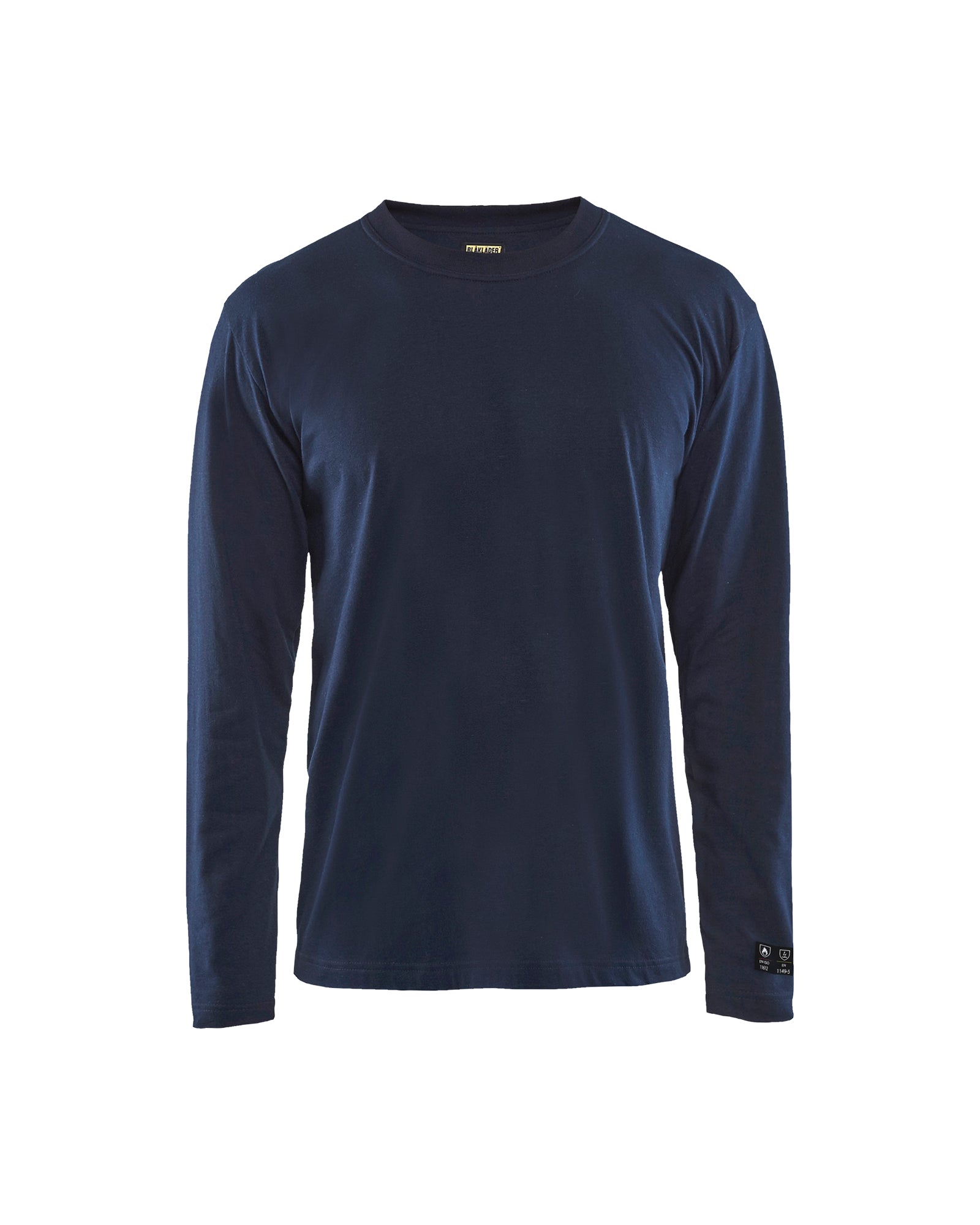 Blåkläder 3483 Flammehæmmende T-Shirt Lang Ærme Inherent, Marineblå
