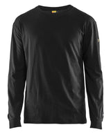 Blåkläder 3483 Flammehæmmende T-Shirt Lang Ærme Inherent materiale med firmalogo