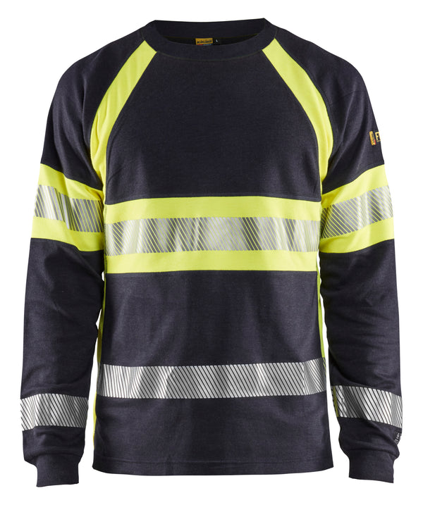 Blåkläder 3484 Multinorm T-Shirt Lang Ærme Inherent med tryk eller logo – arbejdstøj og firmatøj