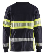 Blåkläder 3484 Multinorm T-Shirt Lang Ærme Inherent produktbillede med logo