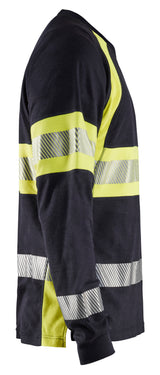 Blåkläder 3484 Multinorm T-Shirt Lang Ærme Inherent detalje til broderi