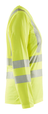 Blåkläder 3485 Dame High Vis T-shirt lang ærme detalje til broderi