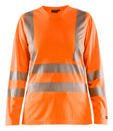 Blåkläder 3485 Dame High Vis T-shirt lang ærme materiale med firmalogo