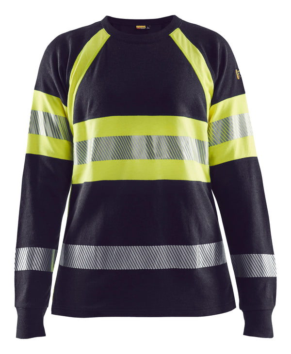 Blåkläder 3494 Dame Multinorm T-Shirt Lang Ærme Inherent med tryk eller logo – arbejdstøj og firmatøj