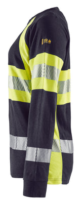 Blåkläder 3494 Dame Multinorm T-Shirt Lang Ærme Inherent produktfoto med tryk