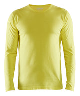 Blåkläder 3500 T-shirt lang ærme materiale med firmalogo