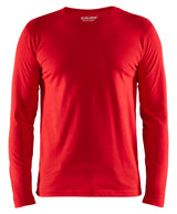 Blåkläder 3500 T-shirt lang ærme detalje med firmalogo