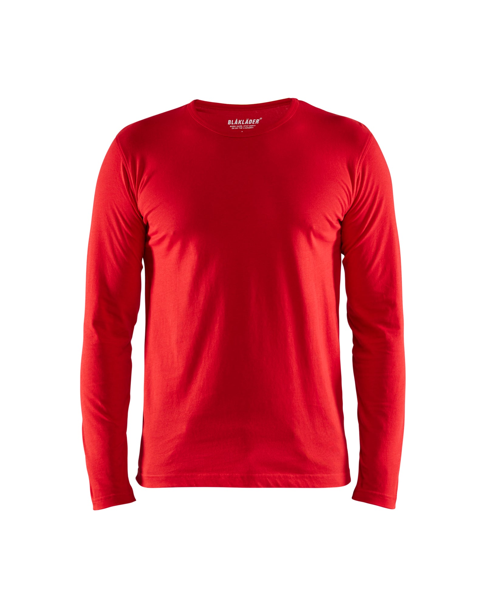 Blåkläder 3500 T-shirt lang ærme, Rød