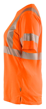 Blåkläder 3502 Dame High Vis T-shirt produktbillede med tryk