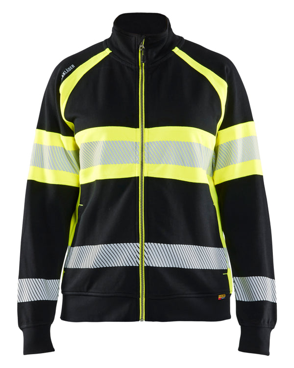 Blåkläder 3505 Dame High Vis Sweatshirt med tryk eller logo – arbejdstøj og firmatøj