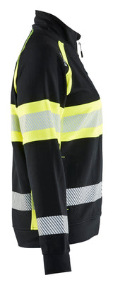 Blåkläder 3505 Dame High Vis Sweatshirt detalje til broderi