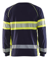 Blåkläder 3510 High Vis T-shirt lang ærme produktbillede med logo