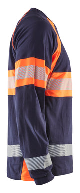Blåkläder 3510 High Vis T-shirt lang ærme produktfoto til broderi