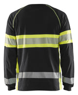 Blåkläder 3510 High Vis T-shirt lang ærme materiale med logo