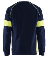 Blåkläder 3520 T-shirt lang ærme produktbillede med logo
