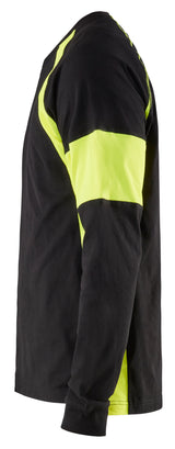 Blåkläder 3520 T-shirt lang ærme produktbillede med tryk