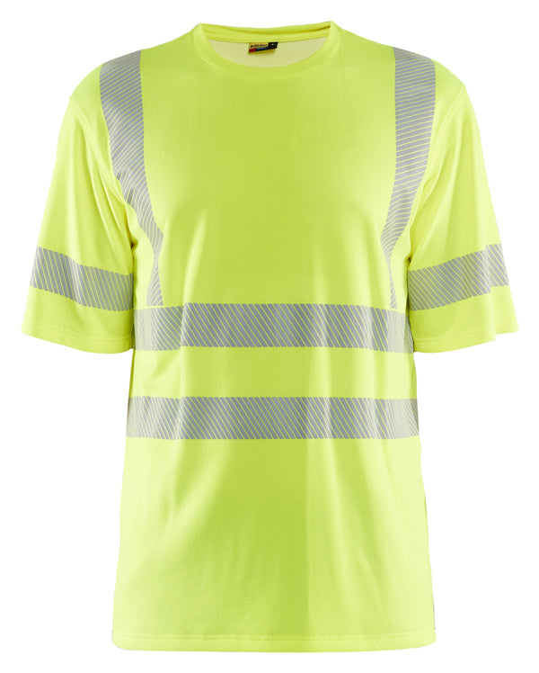 Blåkläder 3522 High vis T-shirt med tryk eller logo – arbejdstøj og firmatøj