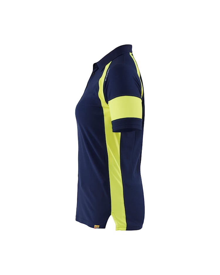 Blåkläder 3529 Dame Poloshirt produktfoto med tryk
