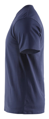 Blåkläder 3533 T-shirt slim fit nærbillede med tryk